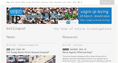 Desktop Screenshot of bellingcat.com