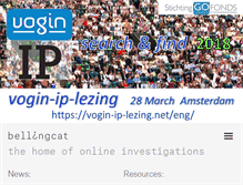 Tablet Screenshot of bellingcat.com